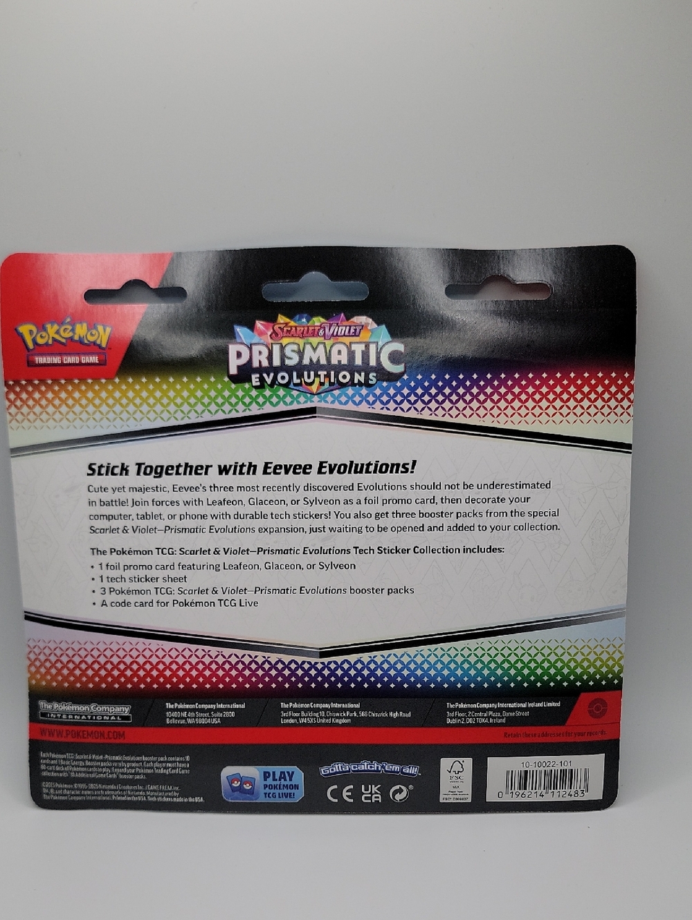 Pokemon Tech Sticker Collection - Blue, Red, Yellow - Picture 2 of 2